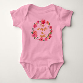 Body Para Bebé El Snuggle es mono divertido real del tutú del
