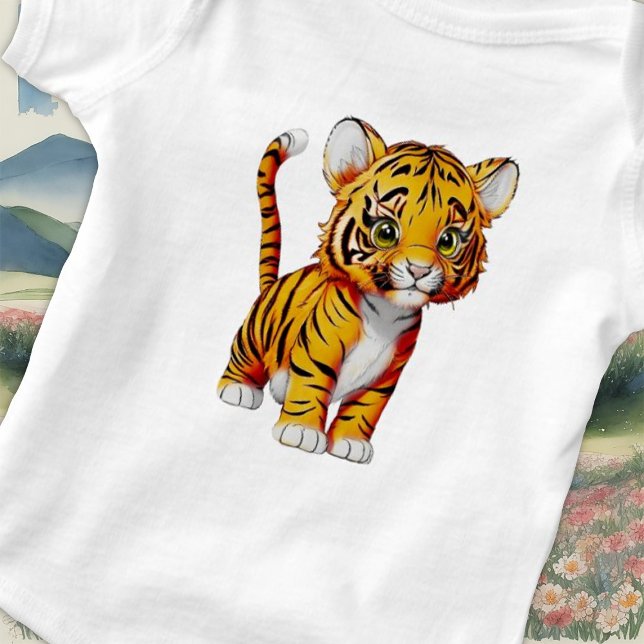 Body Para Bebé El tigre pequeño, la luz (Subido por el creador)