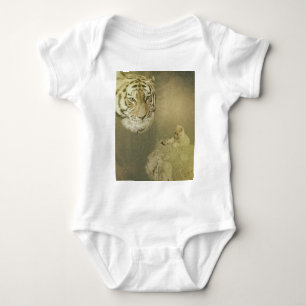 Body Para Bebé El Tigre Y El Gatito, El Traje Para Niños