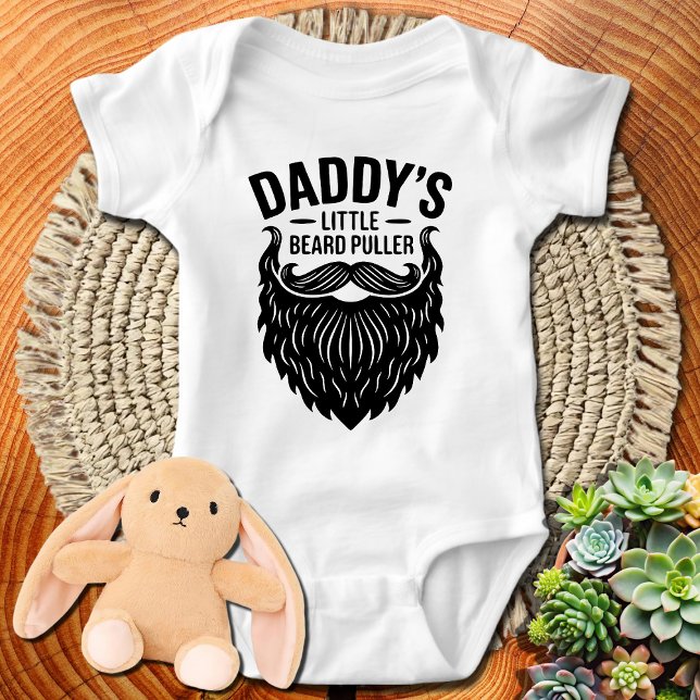 Body Para Bebé El Tirador de Barba de Papá (Subido por el creador)
