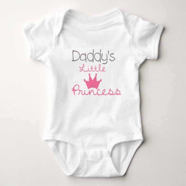 Body Para Bebé El traje de baño de bebebe Princesa de Papi (Anverso)