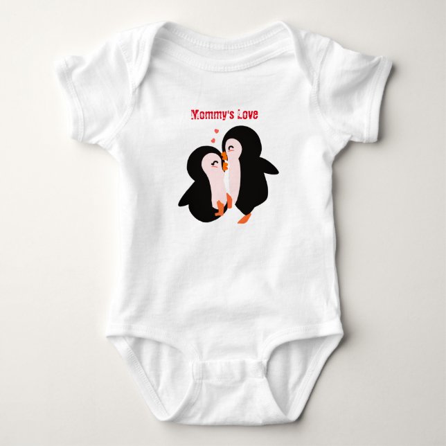 Body Para Bebé El traje de bebé de amor de mamá (Anverso)