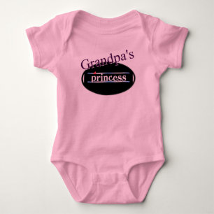 Body Para Bebé El traje de bebé de la princesa del abuelo