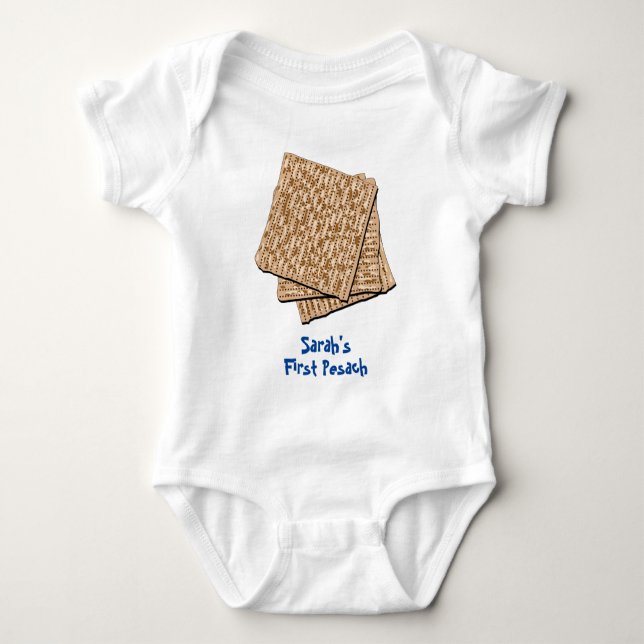 Body Para Bebé El traje de bebé de primer pescar personalizado (Anverso)