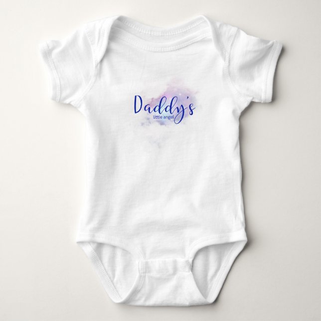 Body Para Bebé El traje de bebé de un pequeño ángel de guerra de  (Anverso)