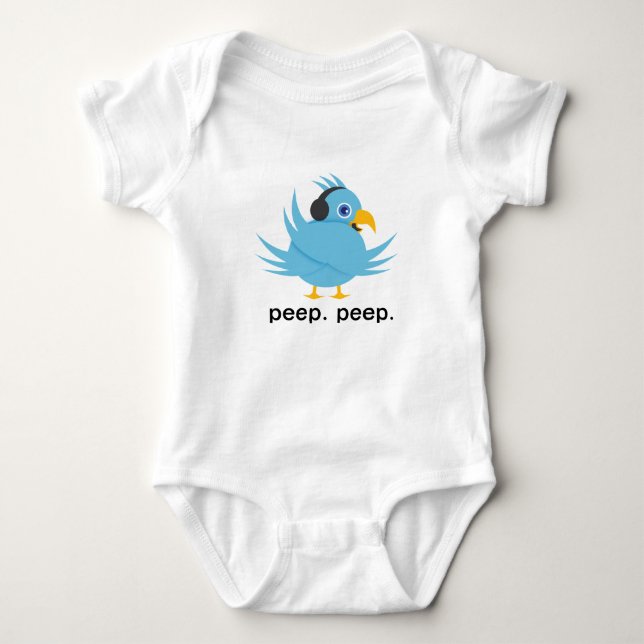 Body Para Bebé El Vo mira furtivamente bebé (Anverso)