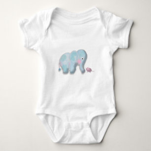 Body Para Bebé Elefante azul por BabyLaia