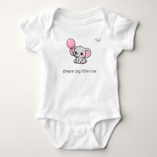 Body Para Bebé Elefante Chibi Adorable Sueña en Grande Pequeño Cu