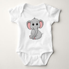 Body Para Bebé Elefante Cute