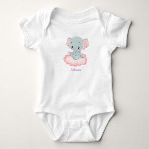 Body Para Bebé Elefante de bebé personalizado