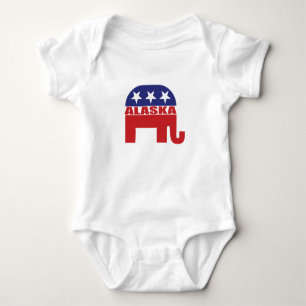 Body Para Bebé Elefante del republicano de Alaska