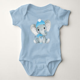 Body Para Bebé elefante lindo traje de niño de bebé bodysuit azul