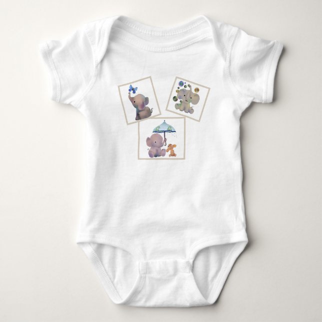 Body Para Bebé Elefantenkinder (Anverso)