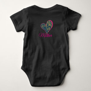 Body Para Bebé Elegancia Azul Dorada 