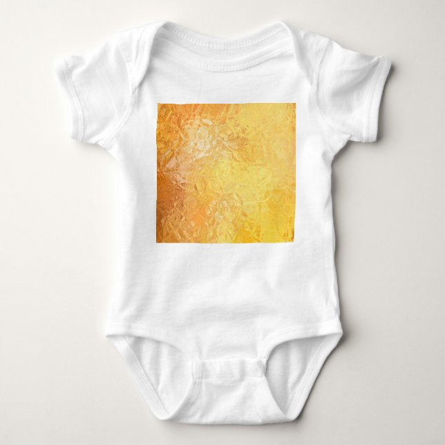 Body Para Bebé Elegancia dorada: Resumen de fondo lujoso (Anverso)