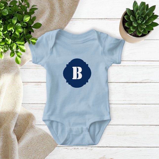 Body Para Bebé Elegant Baby Bodysuit with Simple Monogram  (Subido por el creador)