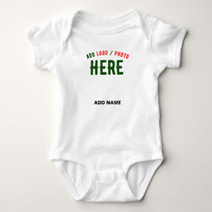 BODY PARA BEBÉ ELEGANTE MODERNO PERSONALIZABLE BLANCO VERIFICADO 