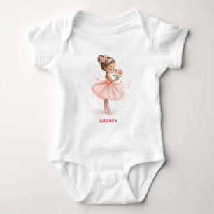 Body Para Bebé Elegante pequeña bailarina