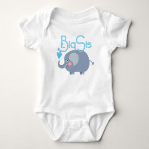 Body Para Bebé Elephant Big Sis