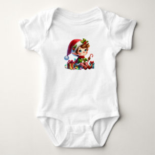Body Para Bebé Elf Navidades Bubbly