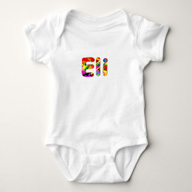 Body Para Bebé Eli (Anverso)