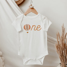 Body Para Bebé ELISA Terracotta Balón de aire caliente UNO Primer