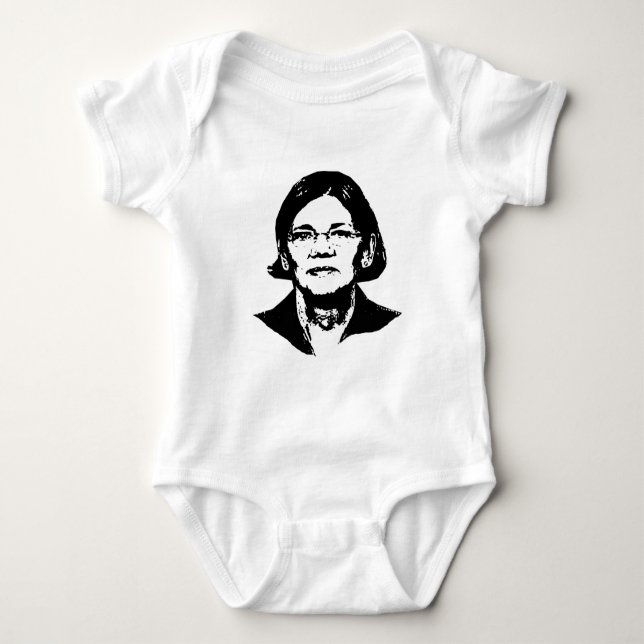 Body Para Bebé Elizabeth Warren - (Anverso)