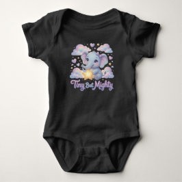 Body Para Bebé Ellie Elephant – Pequeña pero Poderosa