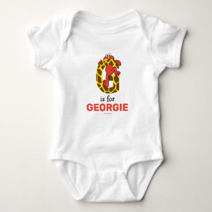 Body Para Bebé Elmo Alphabet   G Giraffe