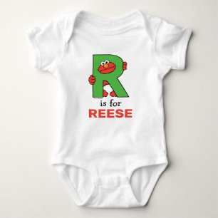 Body Para Bebé Elmo Alphabet   R Green