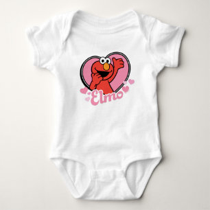 Body Para Bebé Elmo en Heart Valentine