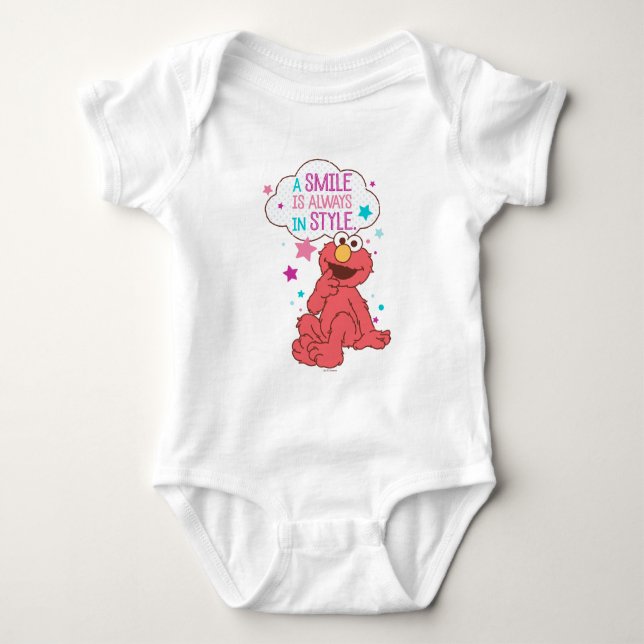 Body Para Bebé Elmo | La sonrisa siempre está en estilo (Anverso)