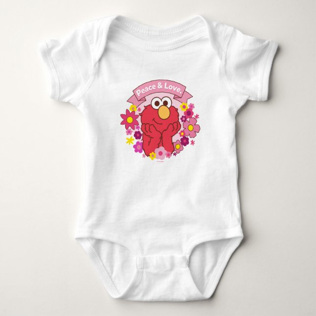 Body Para Bebé Elmo | Paz y Amor (Anverso)
