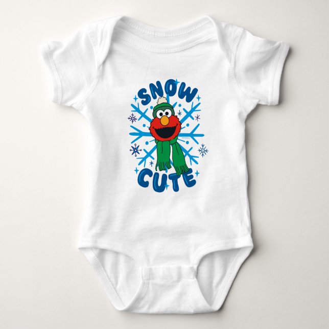 Body Para Bebé Elmo Snow Cute (Anverso)