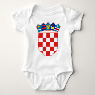 Body Para Bebé emblema de Croacia