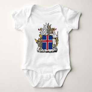Body Para Bebé emblema de islandia
