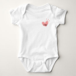 Body Para Bebé Emily Heart Baby Bodysuit