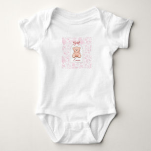 Body Para Bebé Emma Diseño personalizado de vivero de osito de