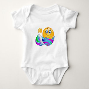 Body Para Bebé Emoji de huevo de Pascua