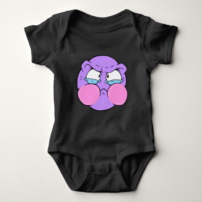 Body Para Bebé Emote Face Baby Bodysuit (Anverso)