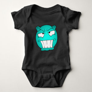 Body Para Bebé Emote Face Baby Bodysuit