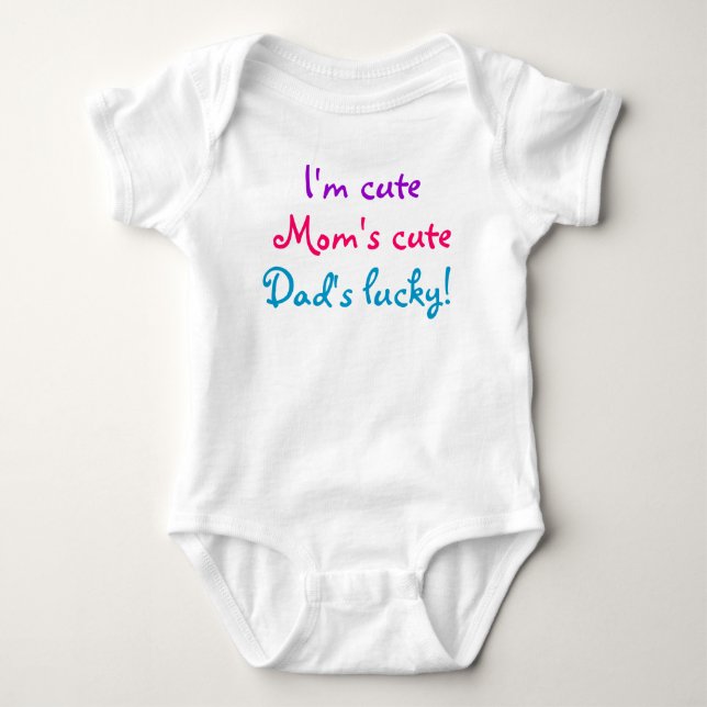 Body Para Bebé Empanada de Cutie (Anverso)