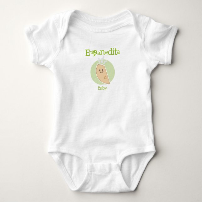 Body Para Bebé Empanadita baby Bodysuit (Anverso)