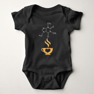 Body Para Bebé Empollones de la ciencia del amante del café del