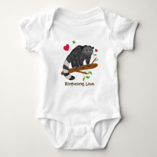 Body Para Bebé Encantador Amor de Binturong