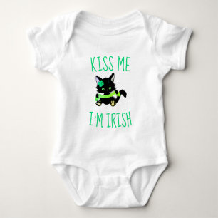 Body Para Bebé Encantador besarme soy gato irlandés