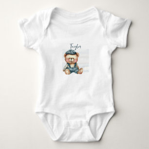 Body Para Bebé Encantador oso personalizado