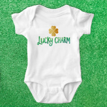 Encanto afortunado St. Patrick's Baby Bodysuit