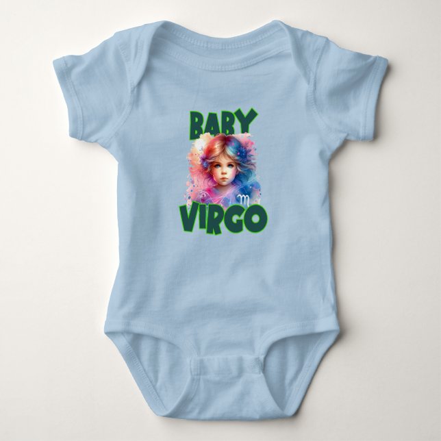 Body Para Bebé Encanto de Virgo Whimsical (Anverso)
