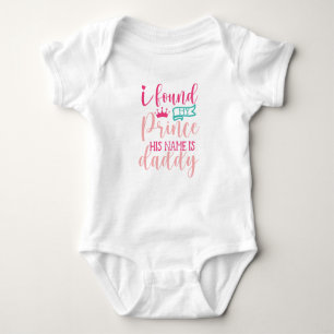 Body Para Bebé Encontré A Mi Papi Príncipe